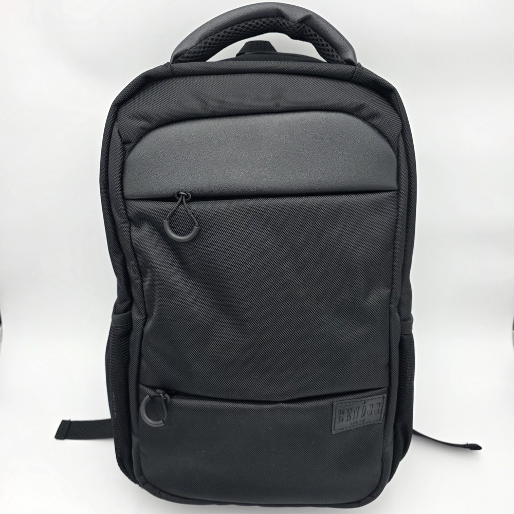 Benoss Milan Elite Travelers Collection Deluxe Backpack-Black-Water Resistant